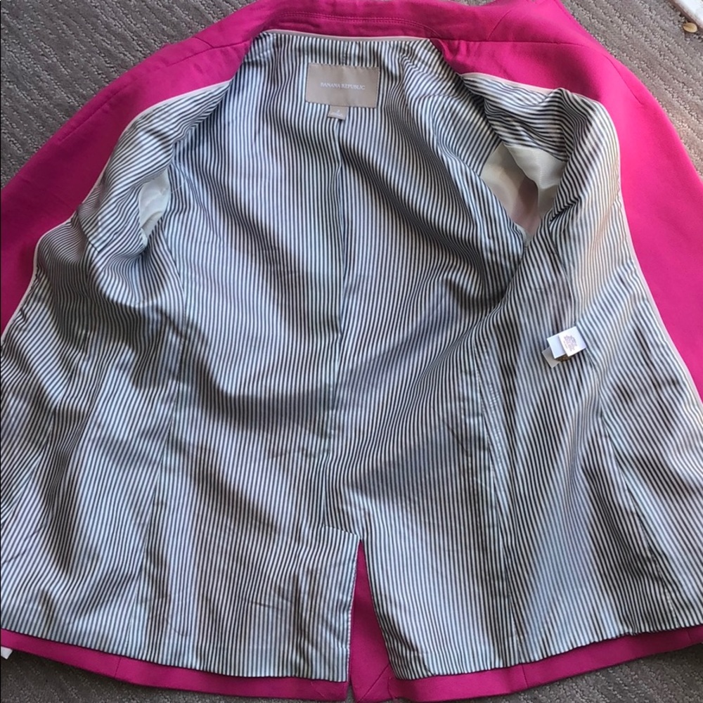 Cotton Pink Banana Republic blazer - Picture 6 of 7
